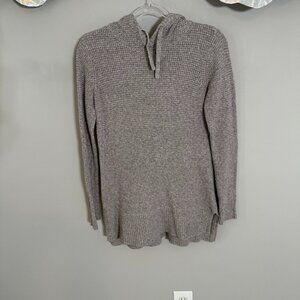 NWOT Gray Sonoma Waffle Knit Pullover Hoodie
